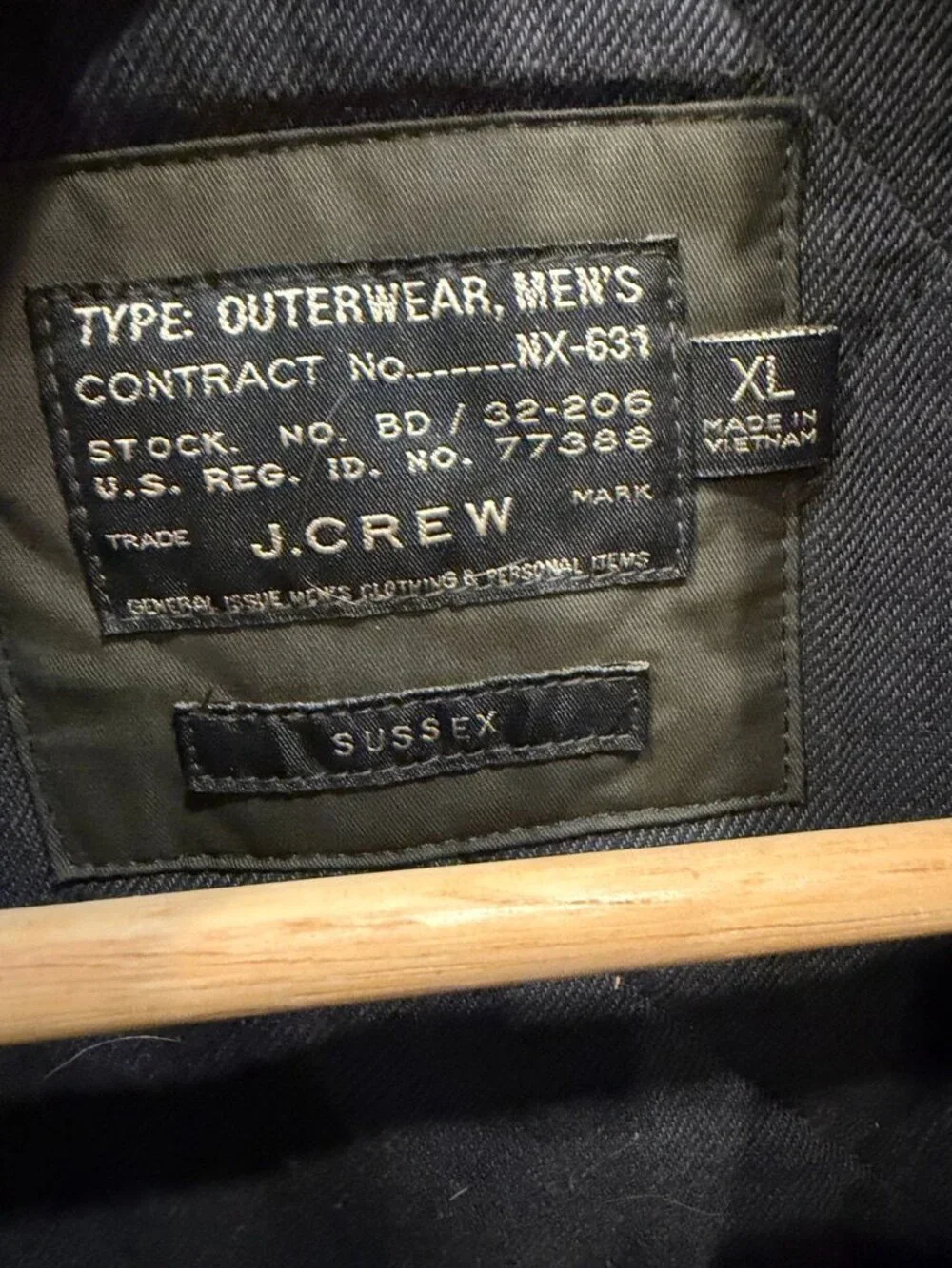 J.Crew Quilted Vest — Men's XL, Olive